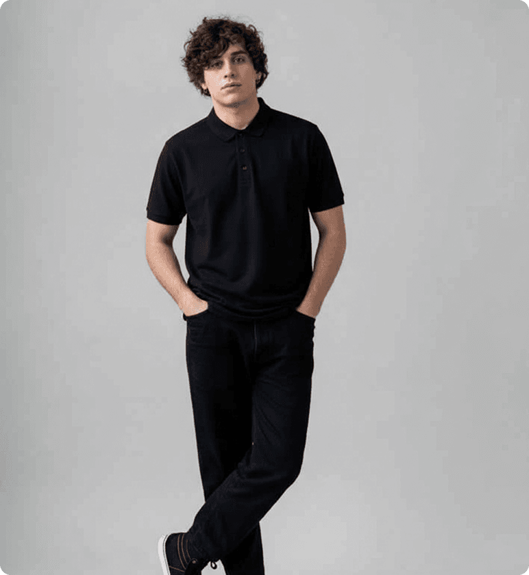 Men's Structured Polo Tee