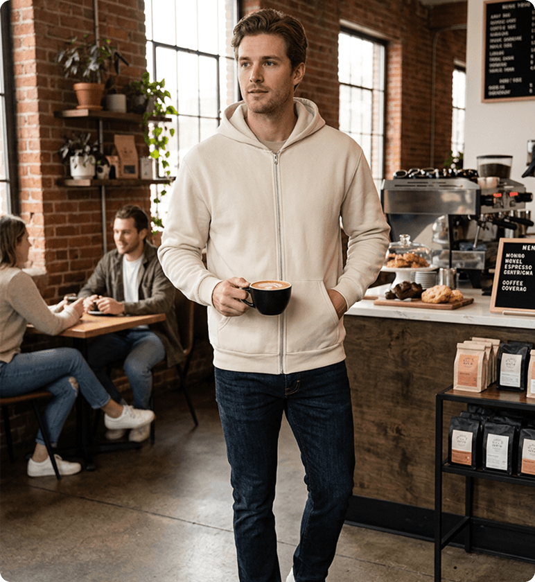Unisex Fleece Full-Zip Hoodie